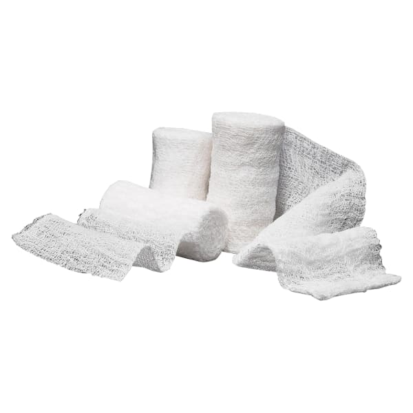 Medline Gauze Bandage Roll, 4 1/2in x 4 Yd., 6-Ply, Box Of 100