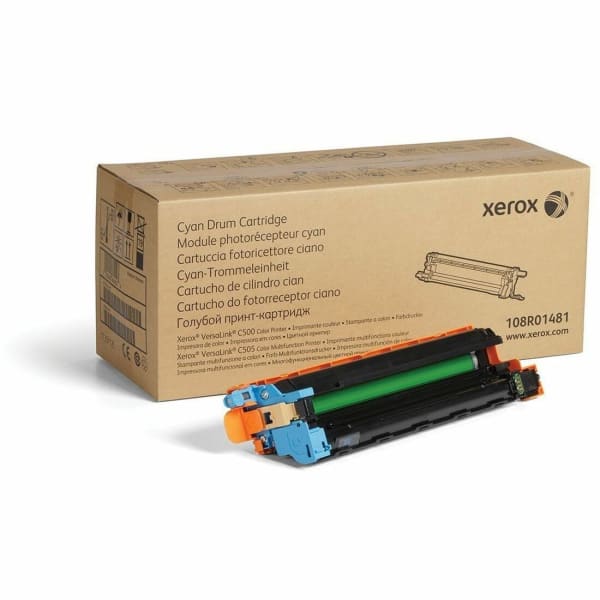 Genuine Xerox Cyan Drum Cartridge For VersaLink C500/C505 - Laser Print Technology - 40000 Pages - Cyan - 1 Each
