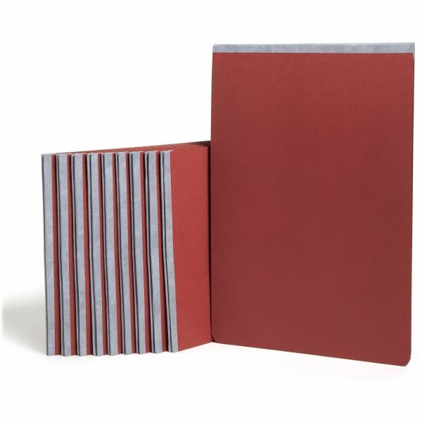 Smead Ledger Recycled Report Cover - 3in Folder Capacity - 11in x 17in - 350 Sheet Capacity - 3in Expansion - 1 Fastener(s) - Pressboard - Red - 60% - 1 Each