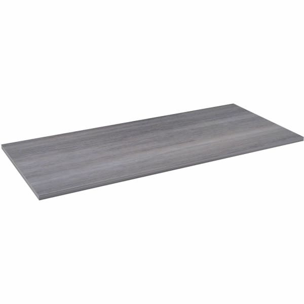 Lorell Multipurpose Tabletop - Band Edge - Weathered Charcoal, Laminate Table Top - For Conference Table, Office