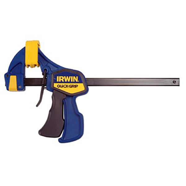 Irwin Quick-Grip 1-Handed Medium-Duty Bar Clamp/Spreader, 12in, Black