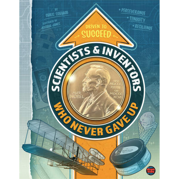 Carson Dellosa Education High Tide Scientists & Inventors Who Never Gave Up Hardcover Book, Grades 4 To 9