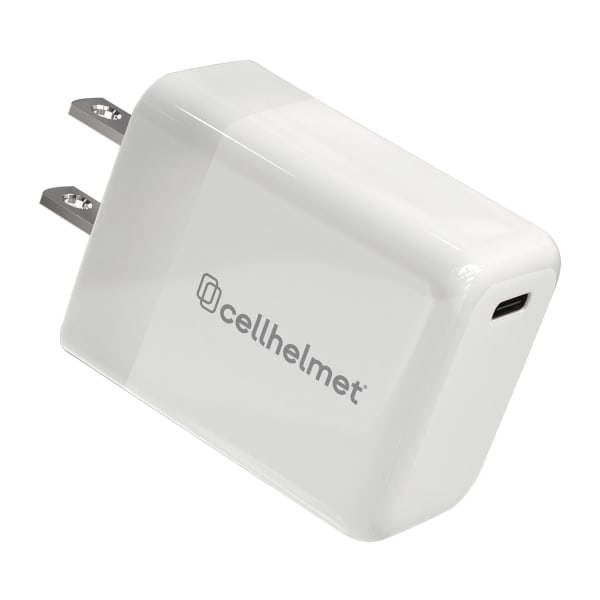 cellhelmet 30-Watt Single USB-C Power Delivery Wall Charger, White