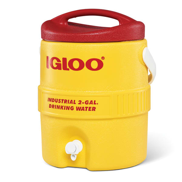 Igloo 400 Series Cooler, 2 Gallon, Red/Yellow