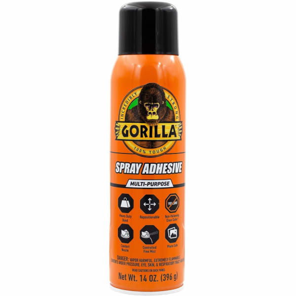 Gorilla Glue Gorilla Spray Adhesive, 14 Oz, Clear