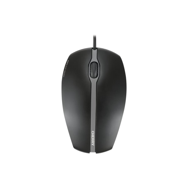 CHERRY GENTIX SILENT - Mouse - optical - 3 buttons - wired - USB - black