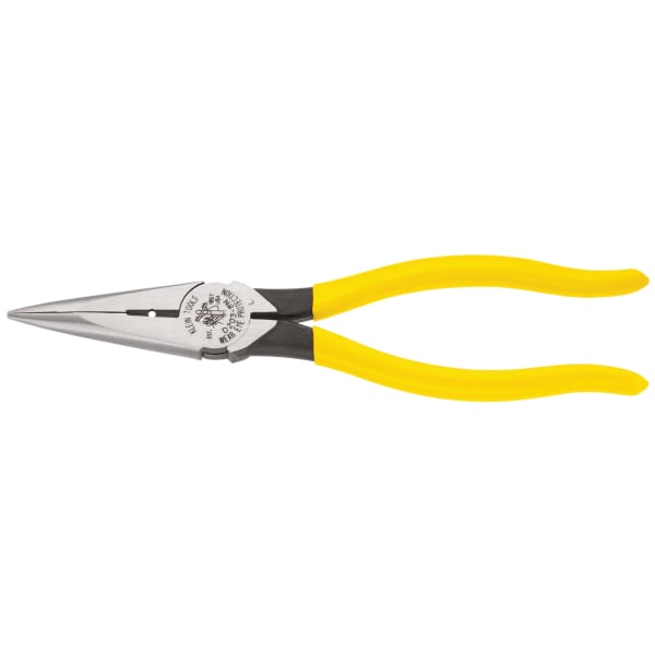 Heavy-Duty Long Nose Pliers, Alloy Steel, 8 7/16 in