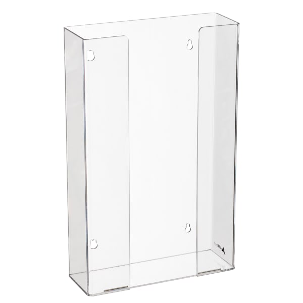 Alpine AdirMed Triple Box Capacity Acrylic Glove Dispenser, 16-1/8inH x 10-1/4inW x 3-1/2inD, Clear