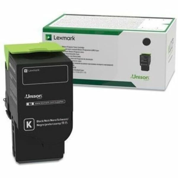 Lexmark Extra High Yield Laser Toner Cartridge - Black - 1 Pack - 8000 Pages