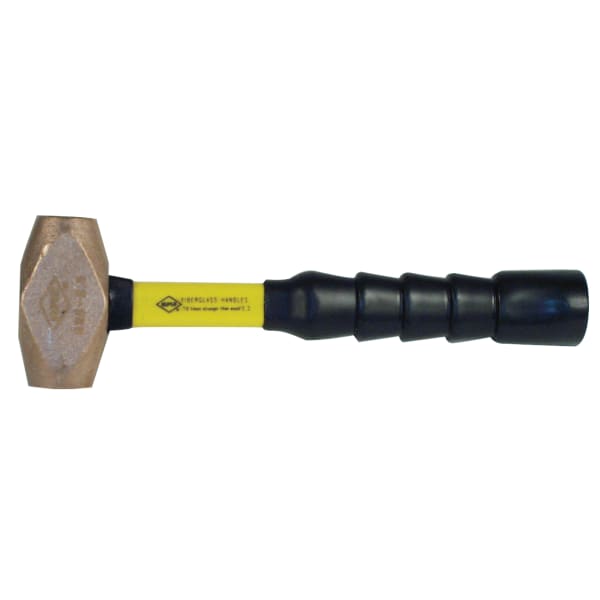 Classic Nuplaglas Non-Sparking Brass Hammer, 1-1/2 lb Head, 12 in SG Handle