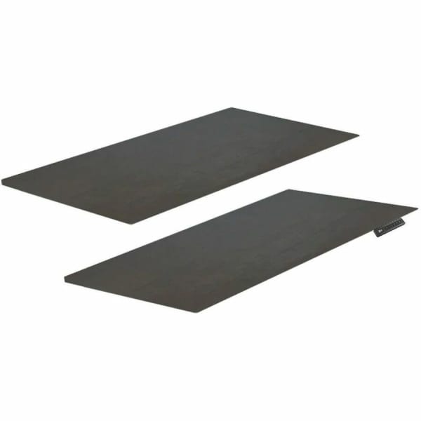 Rise Up Desktop 48in Table Top Length x 30in Table Top Width - Black - Bamboo - 48in Table Top Length x 30in Table Top Width - Black - Bamboo