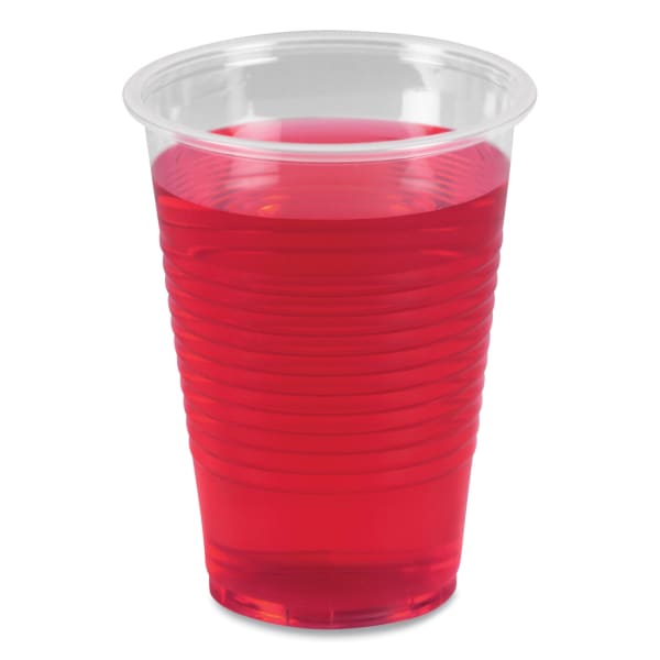 Boardwalk Plastic Cold Cups, 9 Oz, Clear, Pack Of 100 Cups