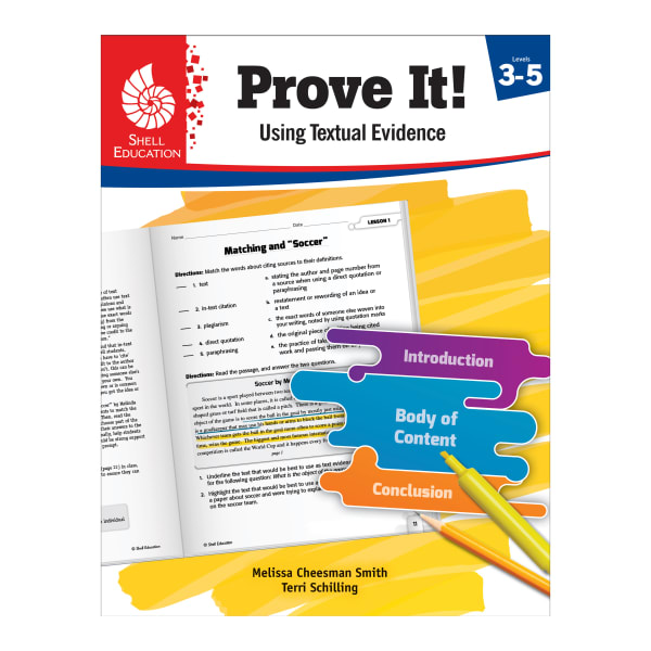 Shell Education Prove It! Using Textual Evidence, Grades 3-5