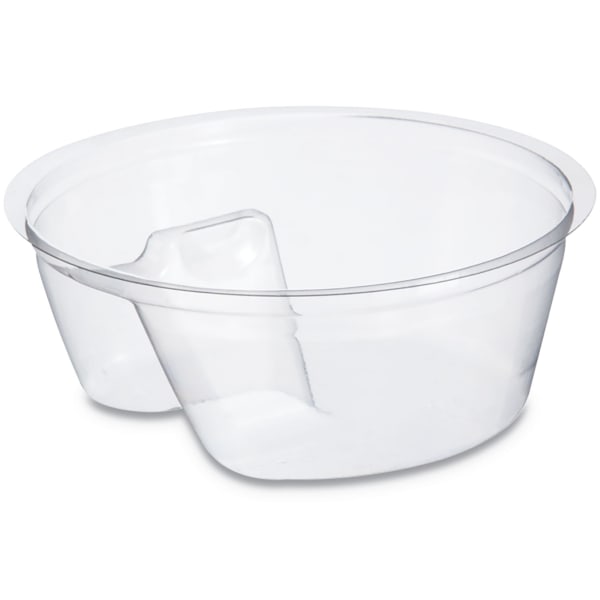 Dart Single Compartment Cup Inserts, 3.5 Oz, Clear, Carton Of 1,000 Inserts