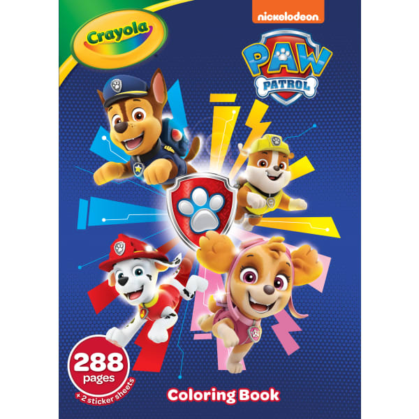 Crayola Paw Patrol Coloring Book