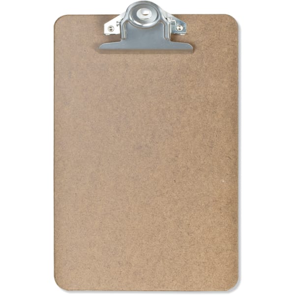 Office Depot Brand Memo Size Clipboard, 6in x 9in, 100% Recycled Wood, Light Brown