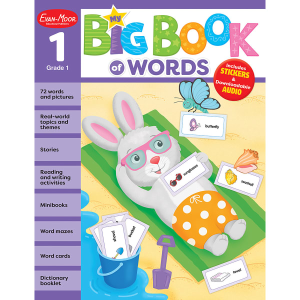 Evan-Moor My First Big Book of Words, Grade 1