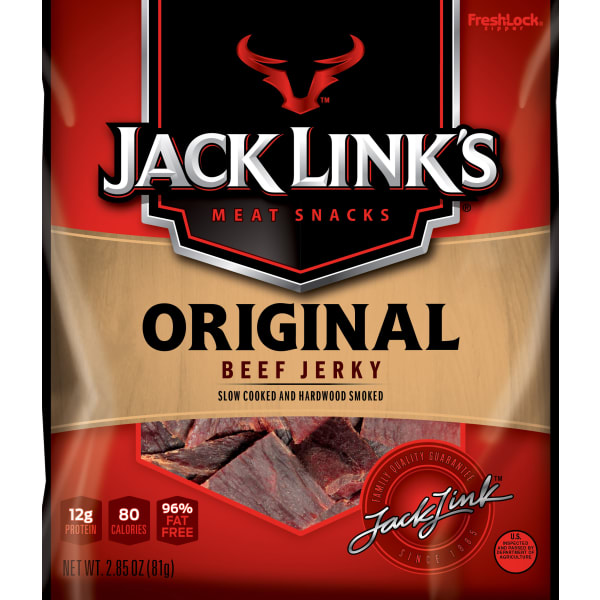 Jack Links Beef Jerky, Original, 2.85 Oz