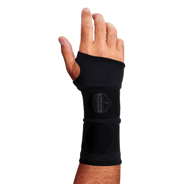 ProFlex 685 Wrist Support Sleeve, Double Strap, L, Black