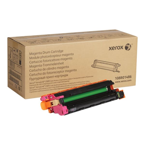 Genuine Xerox Magenta Drum Cartridge For VersaLink C600/C605 - Laser Print Technology - 40000 Pages - Magenta - 1 Each