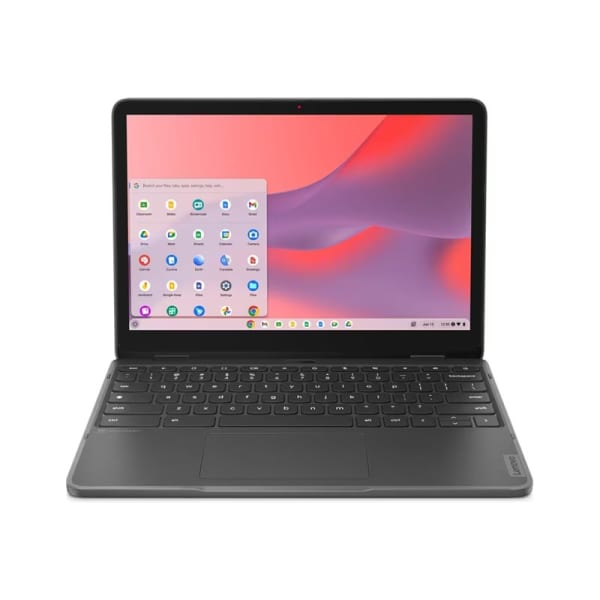 Lenovo 500e Yoga Chromebook Gen 4 82W4000AUS 12.2in Touchscreen Convertible 2 in 1 Chromebook - WUXGA - 1920 x 1200 - Intel N100 Quad-core (4 Core) - 4 GB Total RAM - 4 GB On-board Memory - 32 GB Flash Memory - Graphite Gray - Intel Chip - ChromeOS