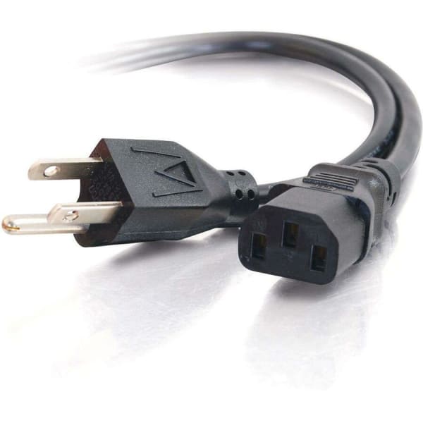 C2G 8ft Power Cord - 16 AWG - NEMA 5-15P to IEC320C13 - Computer Power - 8ftC2G 8ft 16 AWG Universal Power Cord (NEMA 5-15P to IEC320C13) TAA