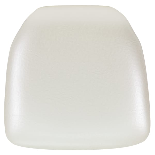 Flash Furniture Chiavari Chair Cushion, Hard Vinyl, 2inH x 15-1/2inW x 15-1/2inD, Ivory