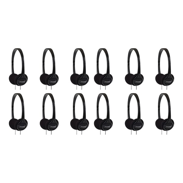 Koss KPH7 Colors On Ear Headphones - Stereo - Black - Wired - 32 Ohm - 80 Hz 18 kHz - Over-the-head - Binaural - Supra-aural - 4 ft Cable