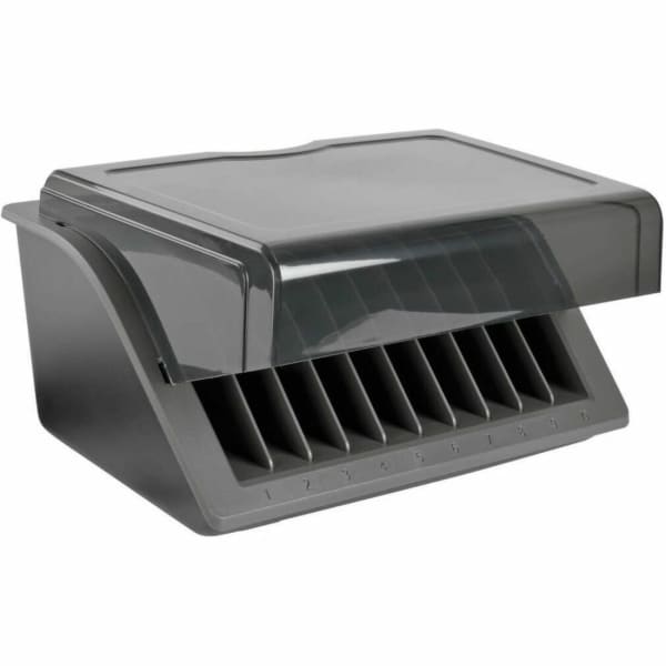 Eaton Tripp Lite Series 10-Device Desktop USB Charging Station for Tablets, iPads, Androids & E-Readers - Charging station - 10 output connectors (USB) - gray, black