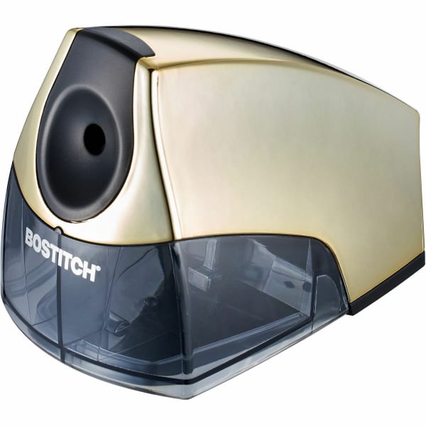 Bostitch Personal Electric Pencil Sharpener - 4in Width x 8.3in Depth - Yellow - 1 Each