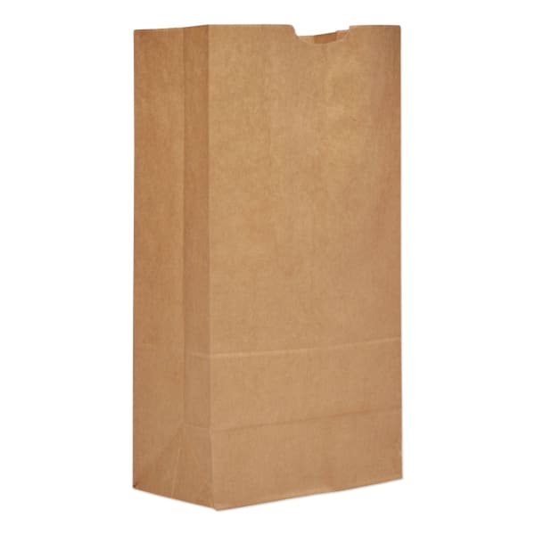 General Grocery Paper Bags, 16-3/16inH x 8-1/4inW x 6inD, Kraft Brown, Pack Of 500 Bags