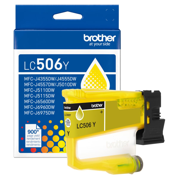Brother LC506Y Yellow Standard Yield Ink Cartridge