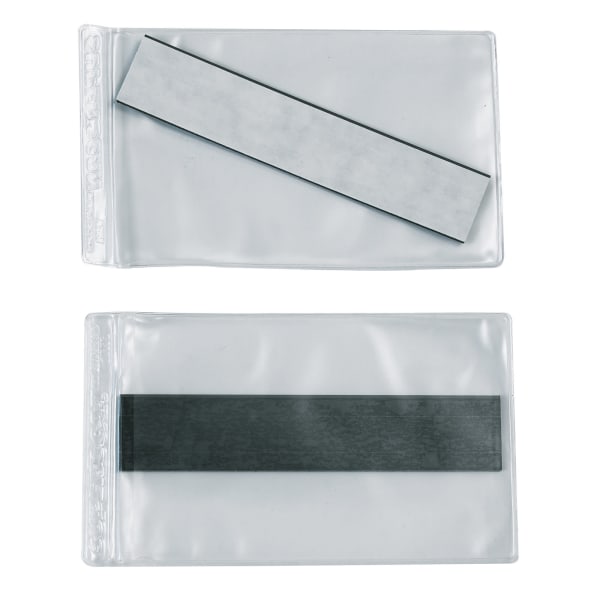 SuperScan Vinyl Envelopes, 3in x 5in, Clear, Case of 50