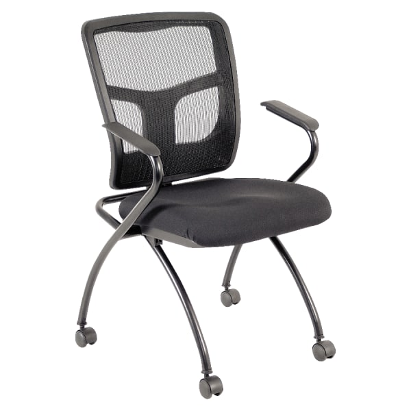 Lorell Guest Chairs, Black/Black, 2/Carton