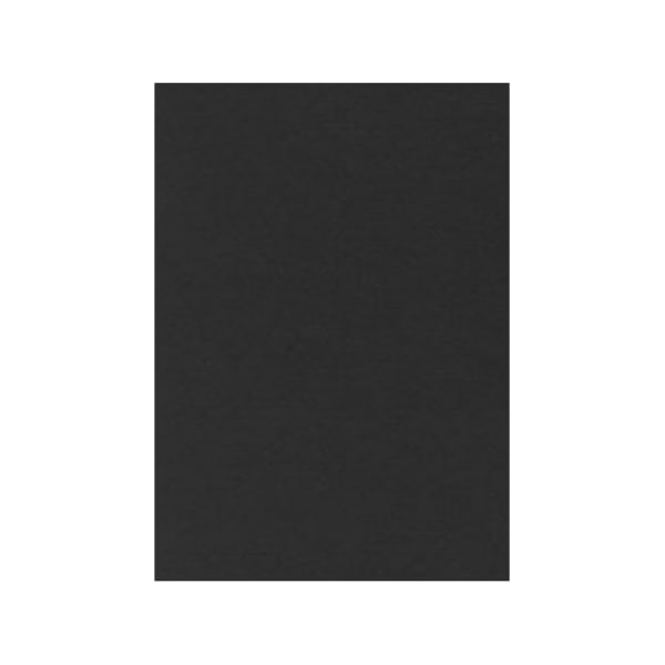 LUX Flat Cards, A7, 5 1/8in x 7in, Midnight Black, Pack Of 50