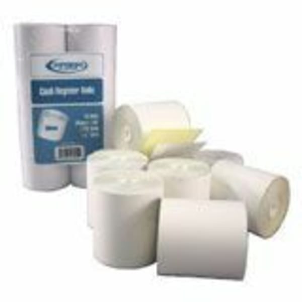 Alliance Thermal POS Rolls, 3-1/8in x 90ft, White, Pack Of 72 Rolls