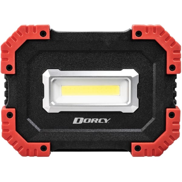 Dorcy 1500 Lumen Ultra HD Rechargeable Utility Light + Power Bank - LED - 280 lm Lumen - 1 - Lithium Ion (Li-Ion) - Battery Rechargeable - Battery - Rubber - Impact Resistant, Weather Resistant, Water Resistant, Drop Resistant - Black