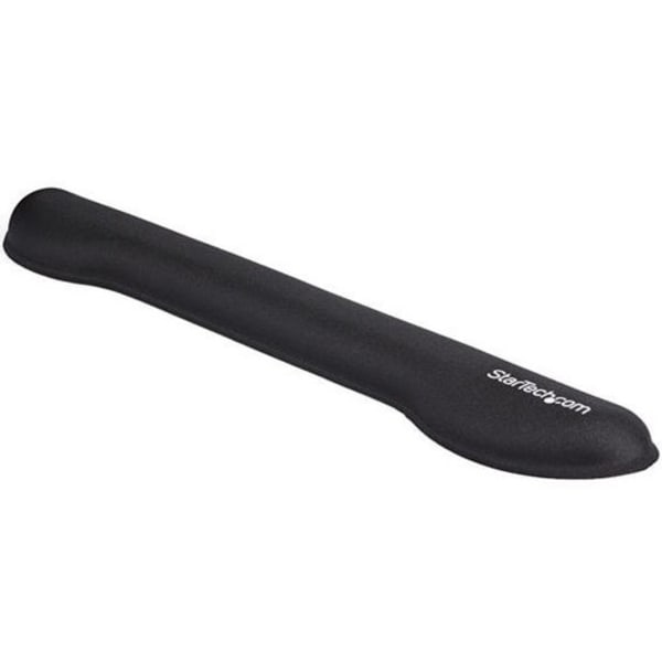StarTech.com Foam Keyboard Wrist Rest  Ergonomic Wrist Support  Padded Keyboard Desk Cushion for Typing  Black Computer Hand & Arm Rest