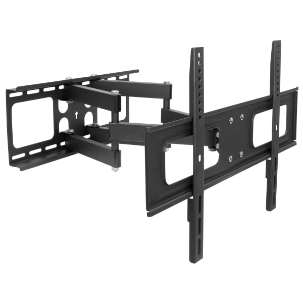 Mount-It! Full Motion Outdoor TV Wall Mount For Screen Sizes 37in To 80in, 2-3/4inH x 8-3/4inW x 27-3/4inD, Black