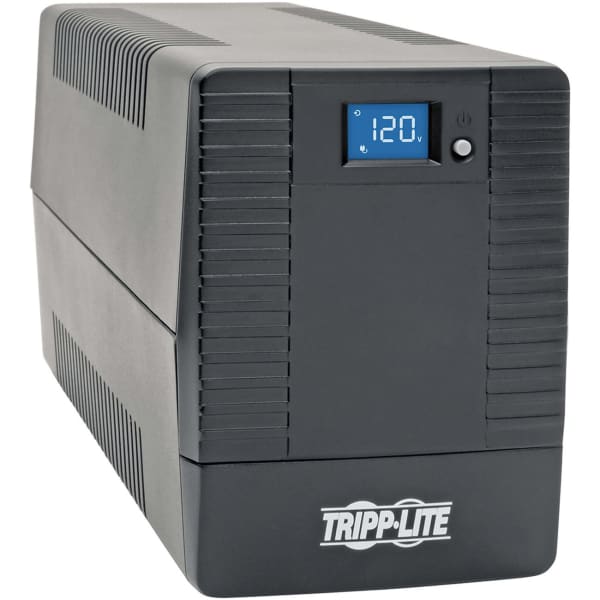Eaton Tripp Lite Series UPS Tower 700VA 350W Battery Back Up Desktop AVR Line-Interactive LCD USB 50/60Hz - OMNI700LCDT