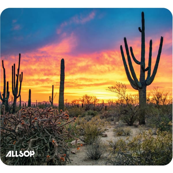 Allsop Naturesmart Mouse Pad, 8in x 8-3/4in, Saguaro