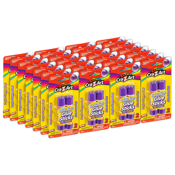Cra-Z-Art Color Fade Glue Stick, 28pks of 2