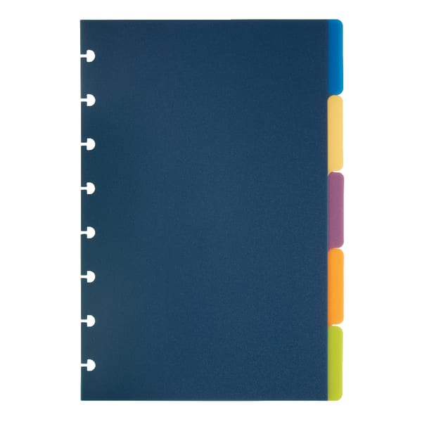 TUL Discbound Tab Dividers, Junior Size, Assorted Colors
