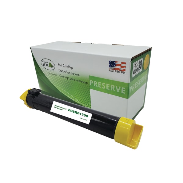 IPW Preserve Remanufactured Yellow Toner Cartridge Replacement For Xerox 006R01700, 006R01700-R-O