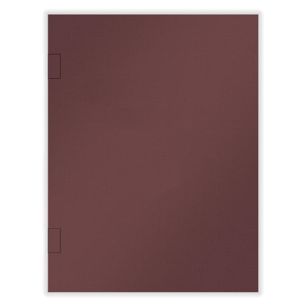 ComplyRight Tax Presentation Folder, Report Cover, Spine, Side-Staple Tabs, Burgundy, 8-5/8in x 11-1/4in, Pack of 50