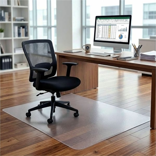 Lorell XXL Polycarbonate Multi-Surface Chair Mat, 60inx 79in