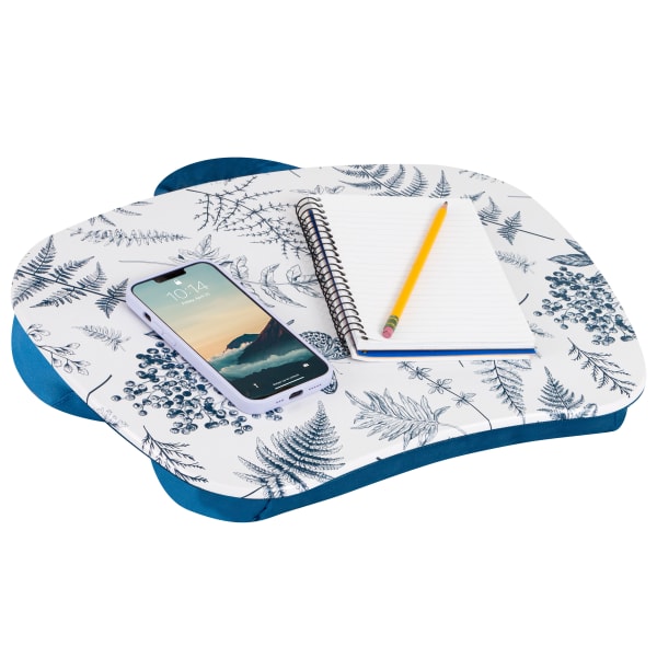 LapGear MyStyle Lap Desk, 2-5/8inH x 17inW x 13-1/4inD, Blue Garden