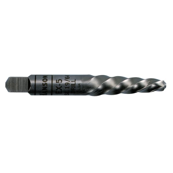 Spiral Flute Screw Extractors - 534/524 Series, 13/32 in Drive, Carded
