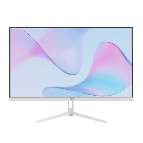 Pixio PX278 Wave 27in Fast-IPS LCD WQHD 1440p Gaming Monitor, FreeSync, White