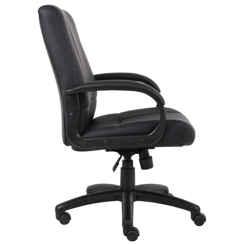 Boss Office Products Ergonomic Caressoftplus Vinyl MidBack Executive Chair Black PopularChairscom Boss Office Products Ergonomic Caressoftplus Vinyl Mid Back Executive Chair Black PopularChairscom